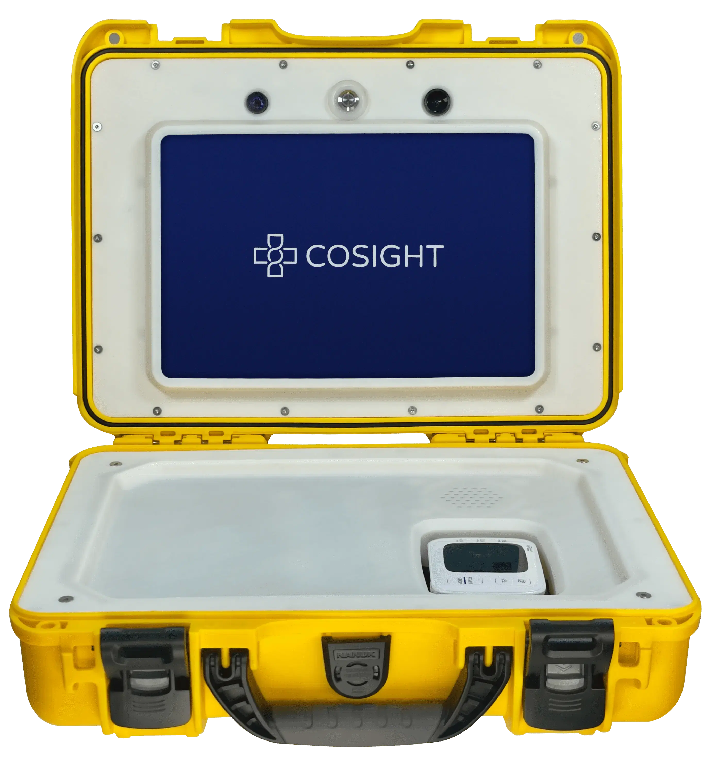 Cosight device in its rugged case